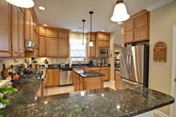 peacock green Granite kitchen - Dallas TX Dallas TX